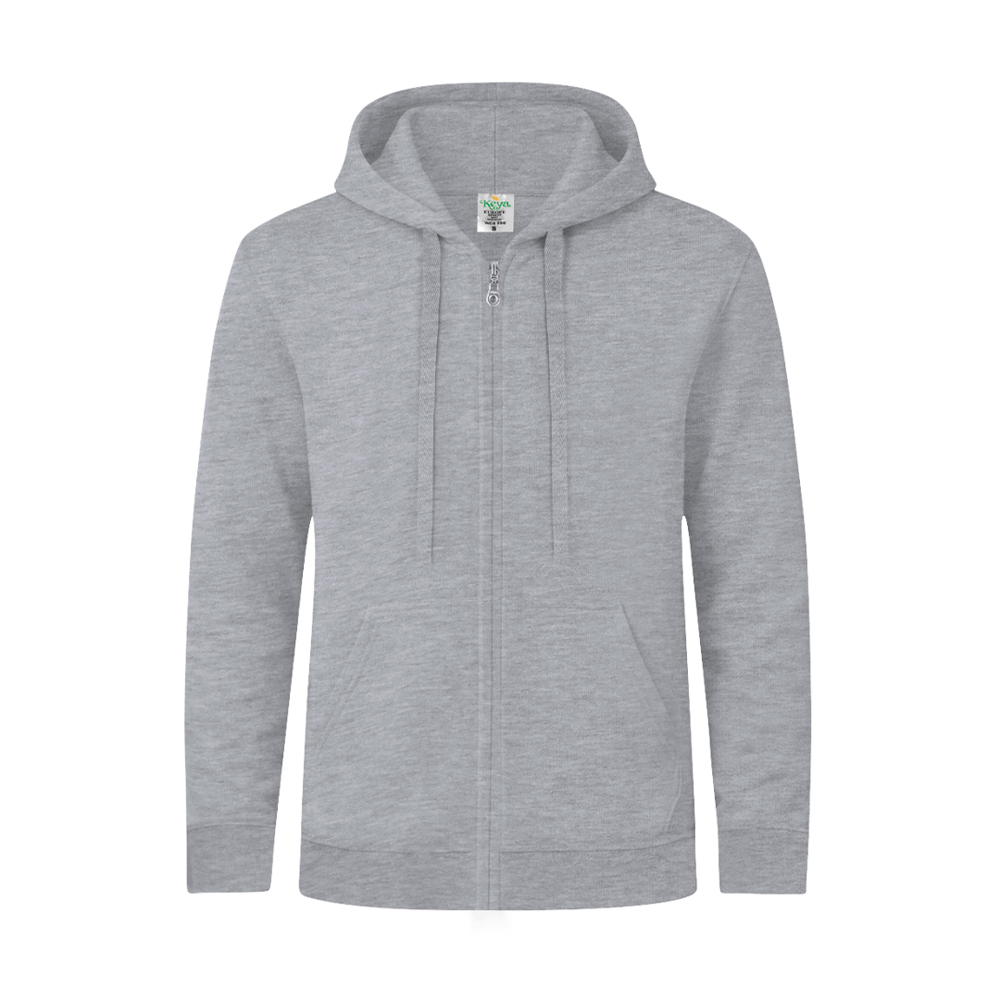 Adult Hooded + Zipper Sweatshirt "keya" SWZ280 - GRI