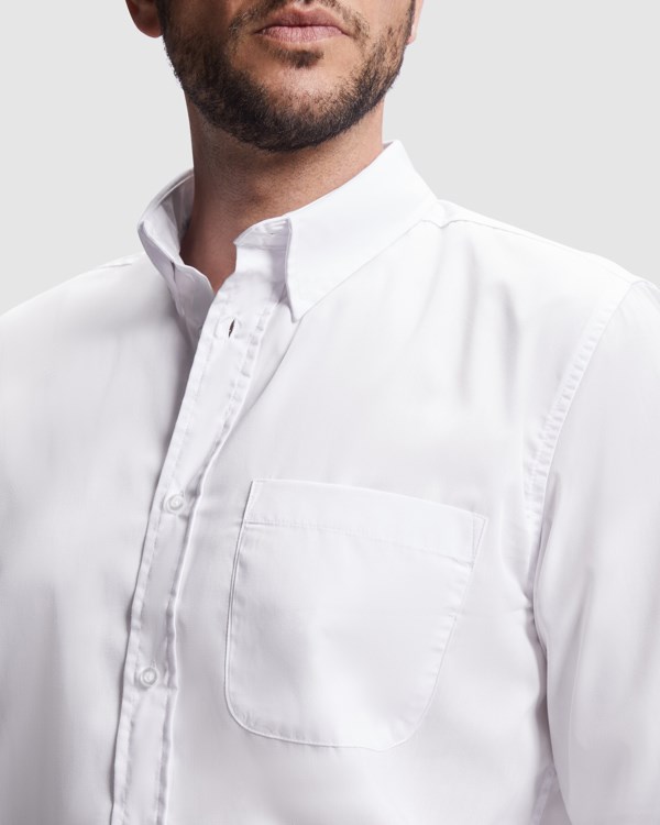 AIFOS LONG SLEEVE SHIRT S/3XL WHITE
