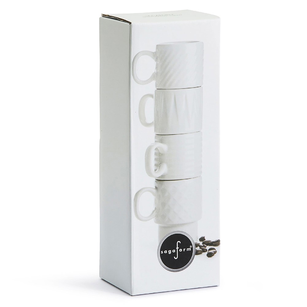 Sagaform Coffee &amp; More Espresso Mug 4-pcs 100ml