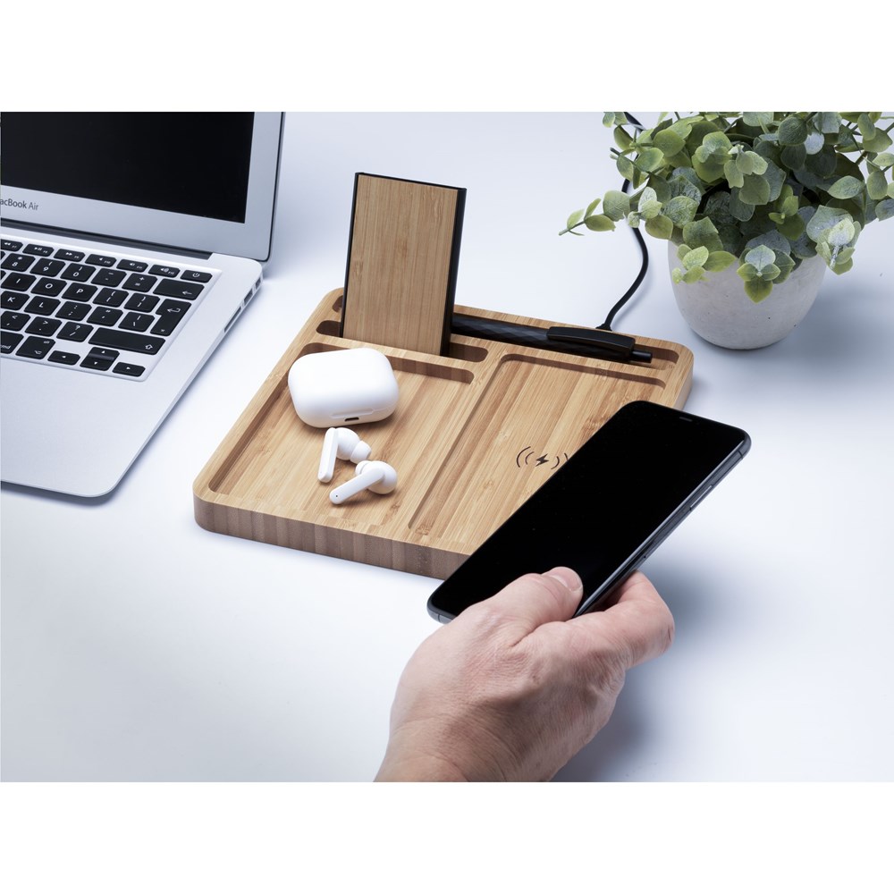 Bamboo Organizer charger