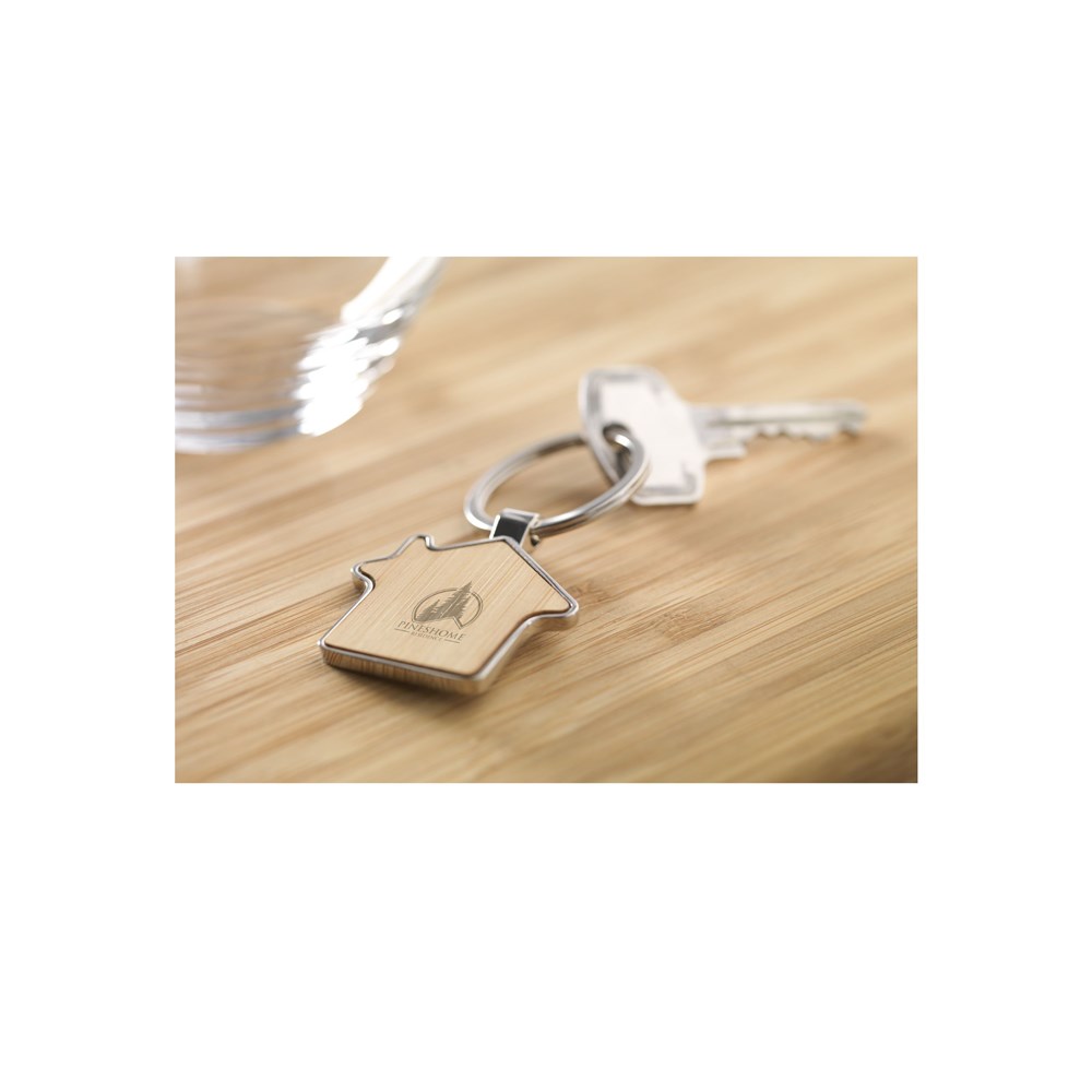 Casa bamboo keyring