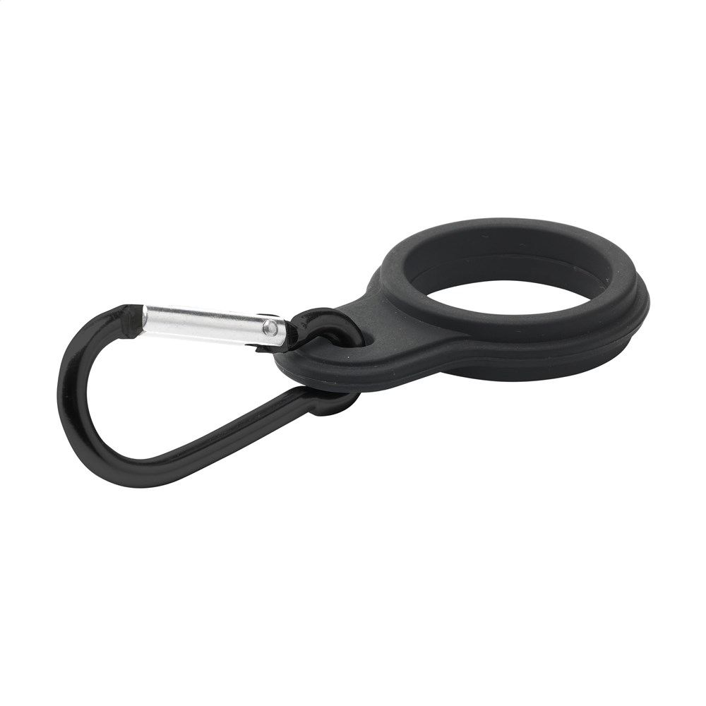 Bottle Carabiner carrying loop for drinking bottle