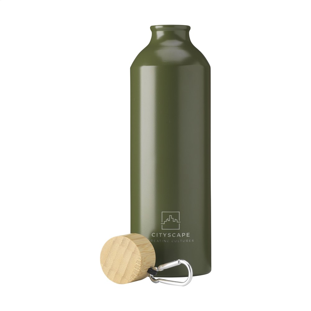 AluBamboo GRS Recycled Alu 750 ml water bottle