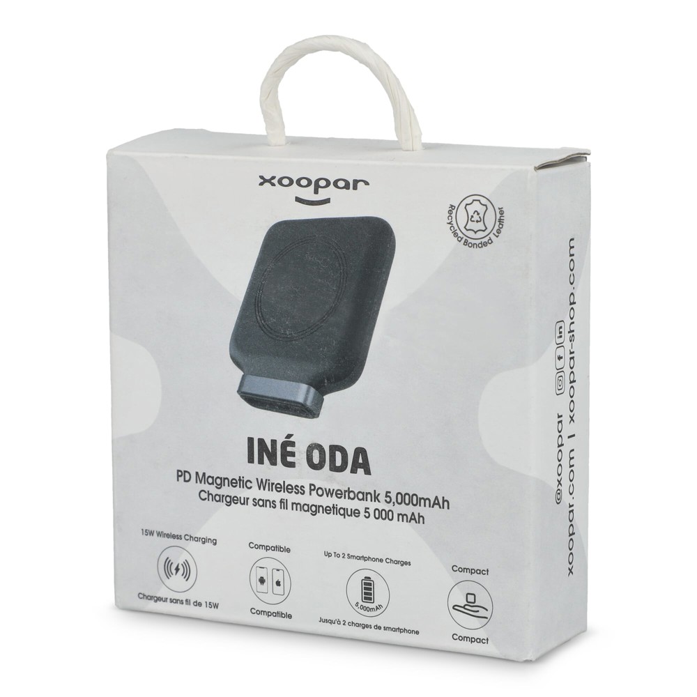 4026 - Xoopar Ine Oda Wireless Powerbank Compatible with MagSafe 5000 mAh