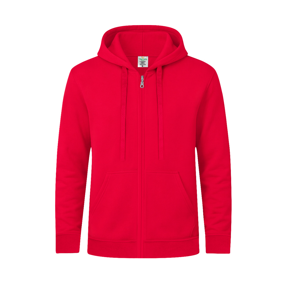 Adult Hooded + Zipper Sweatshirt "keya" SWZ280 - ROJ