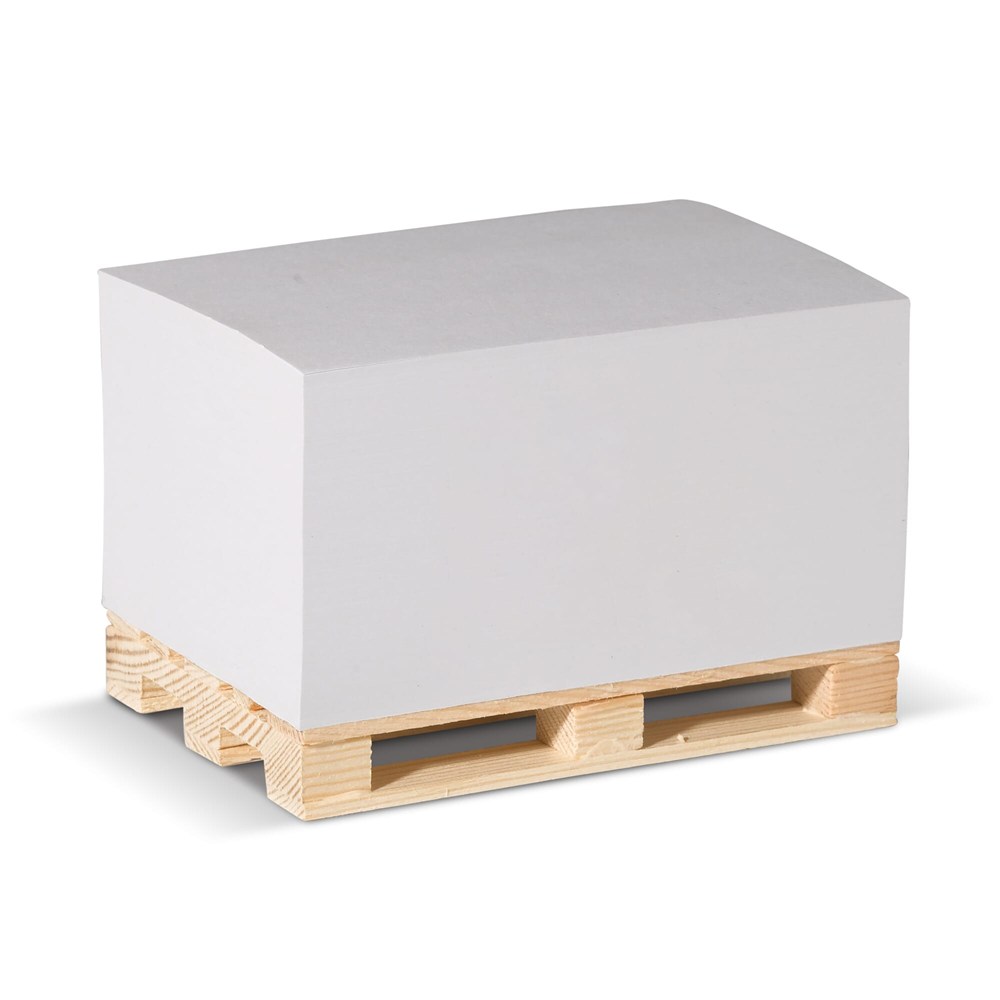 Rectangle pad 12x8x6cm on wooden pallet