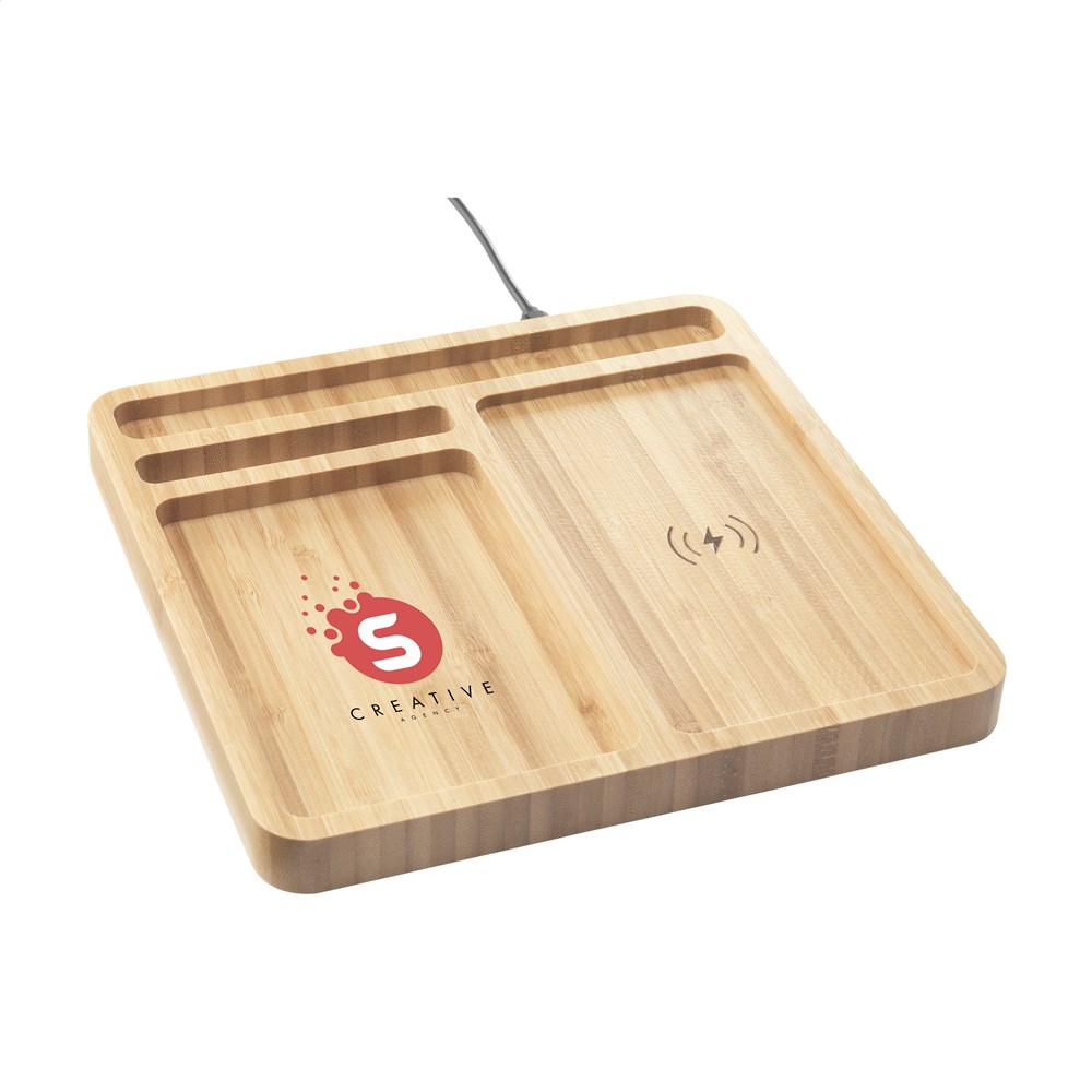 Bamboo Organizer charger