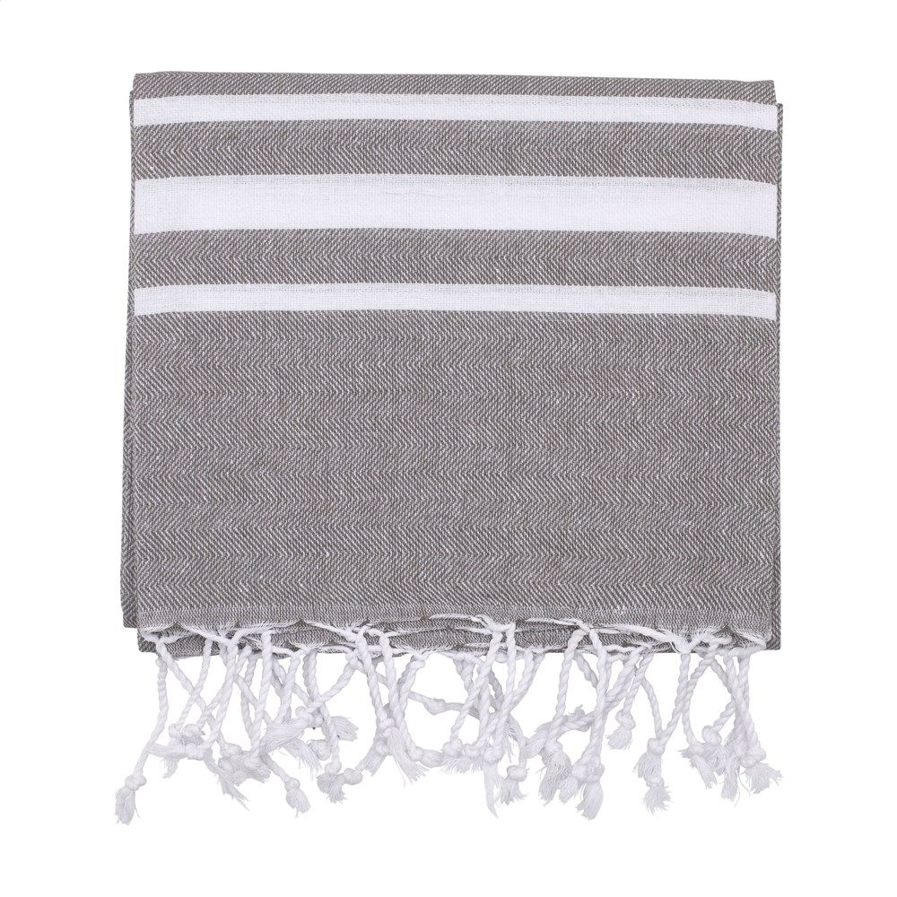 Oxious Hammam Towels - Vibe Luxury white stripe