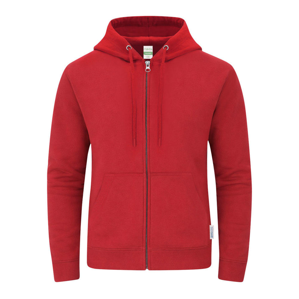 Adult Hooded + Zipper Sweatshirt Walder - ROJ