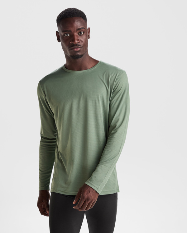 ESTORIL LONG SLEEVE T-SHIRT S/XL FIRE ORANGE