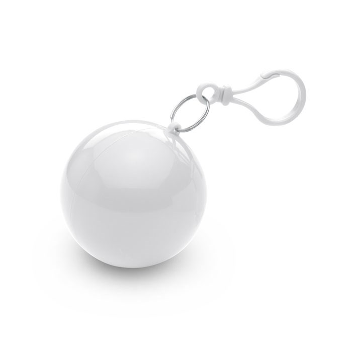 NIMBUS - Poncho in round container - white