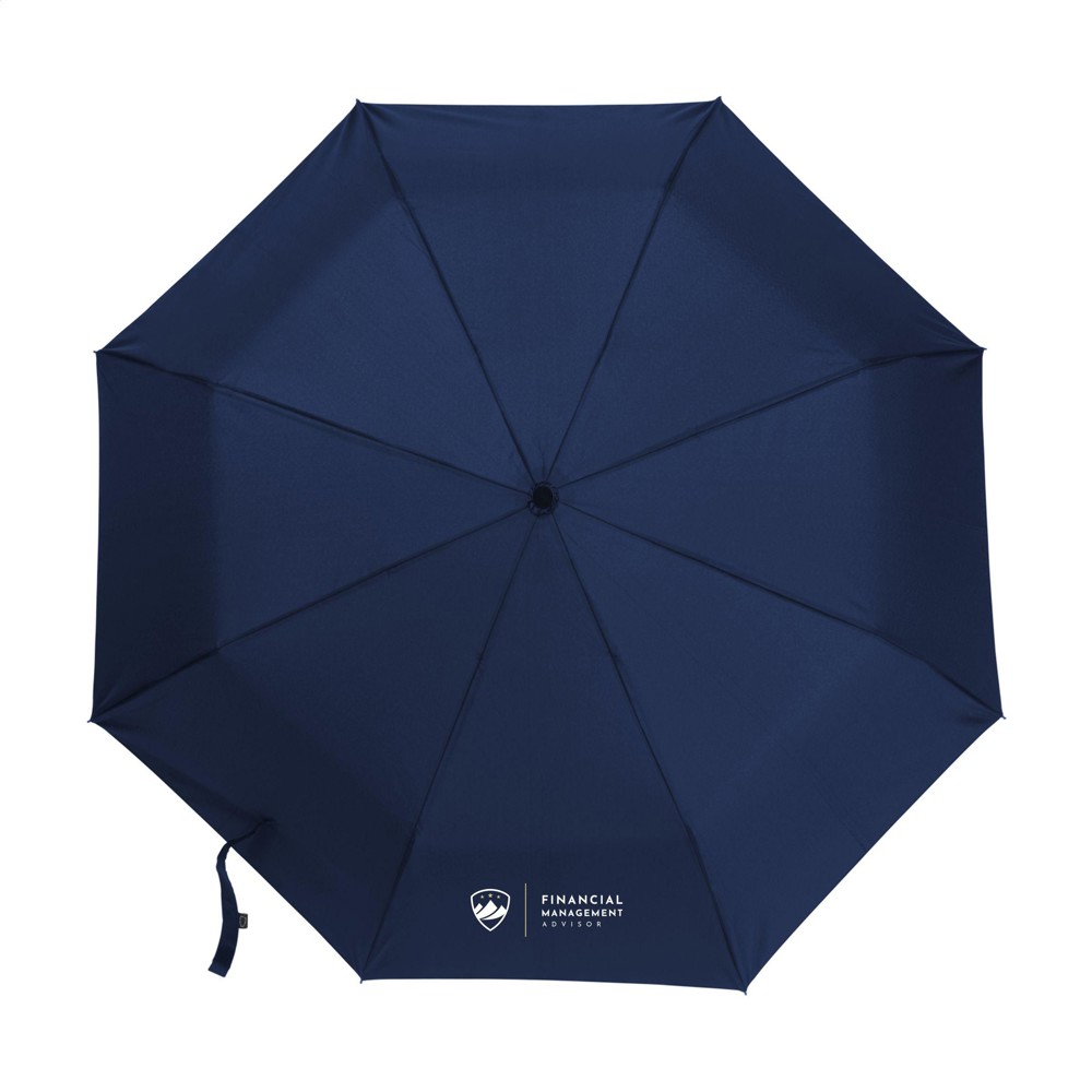 Carabiner RCS RPET foldable umbrella 21 inch