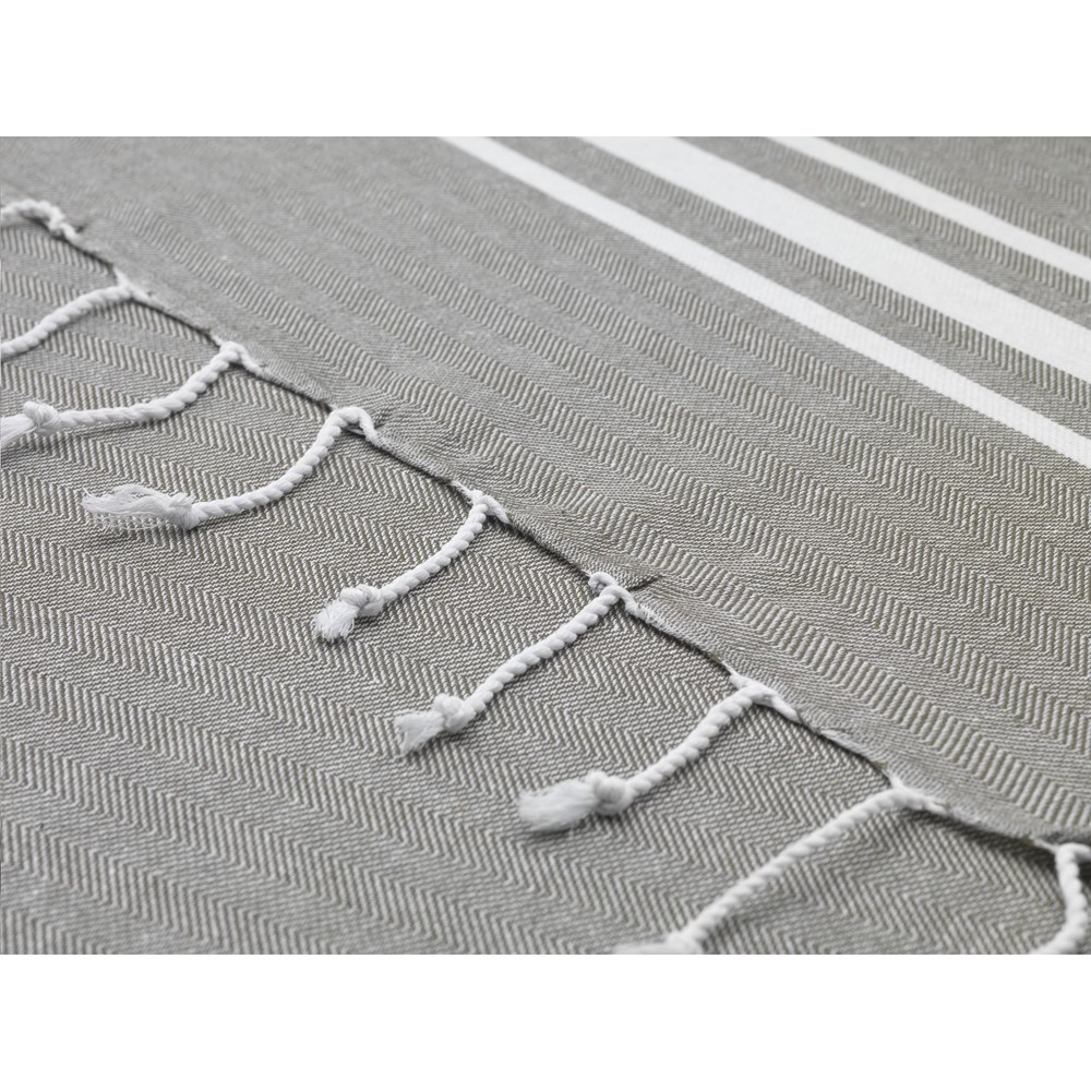 Oxious Hammam Towels - Vibe Luxury white stripe