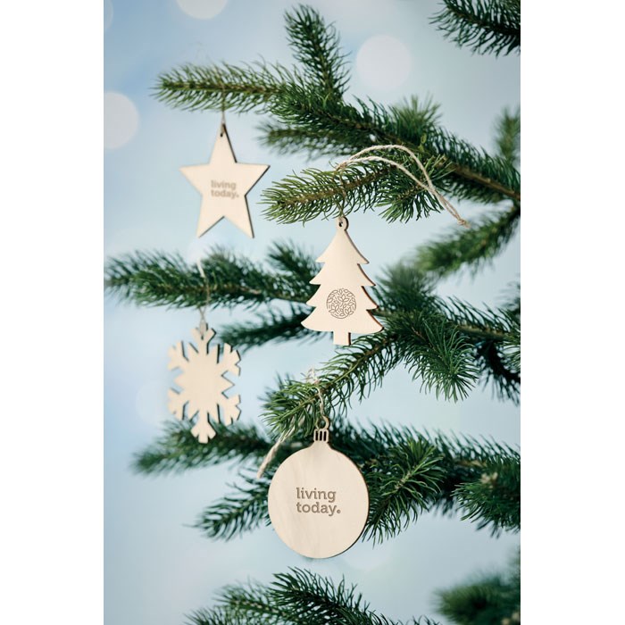 BALY - Wooden Tree bauble hanger