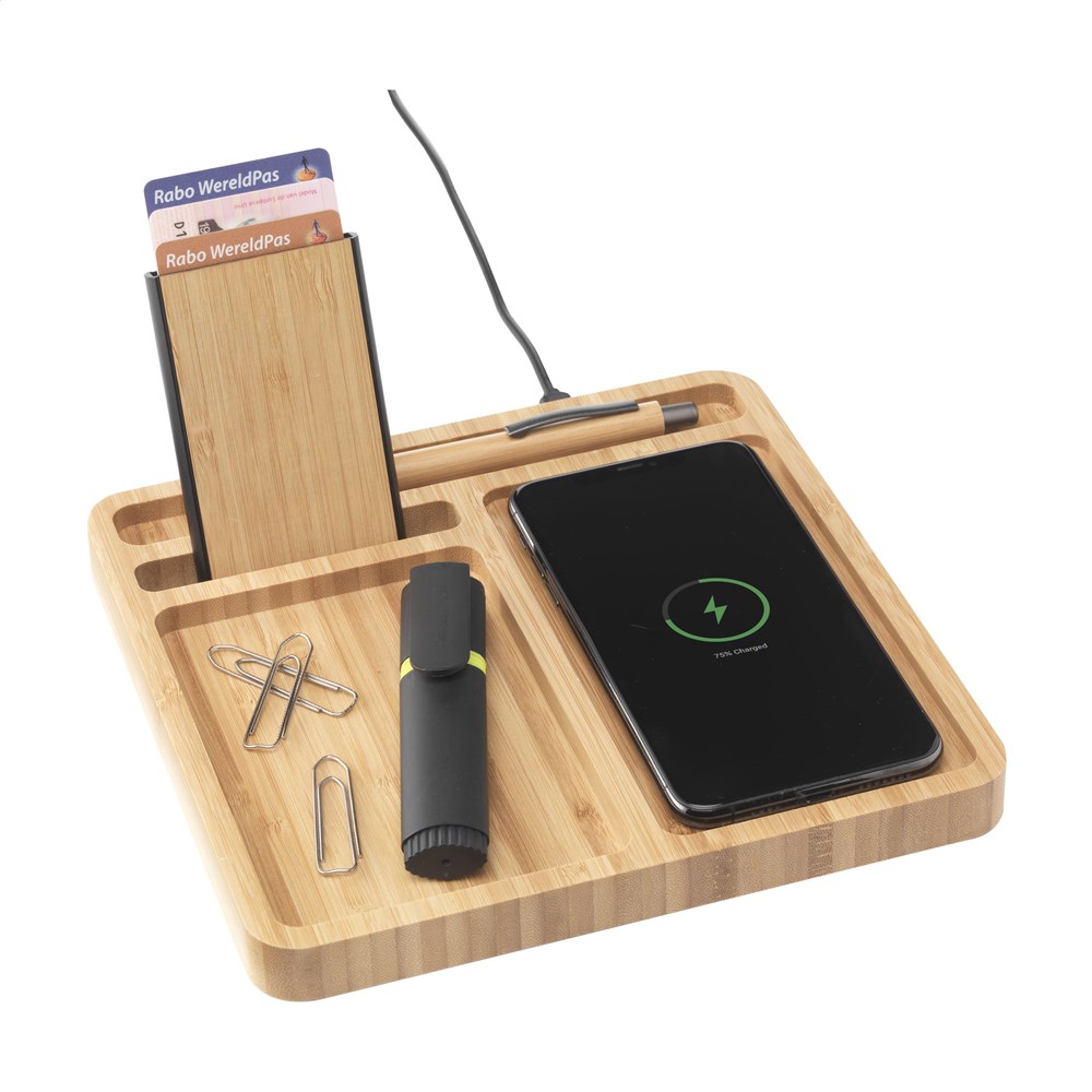 Bamboo Organizer charger