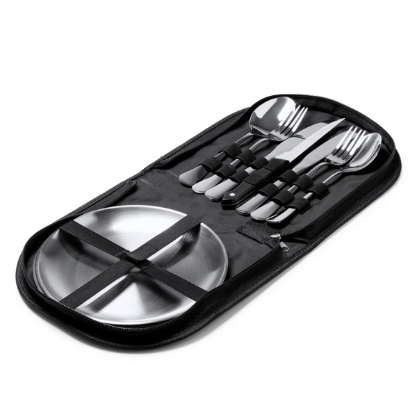CUTLERY SET TRIVOR BLACK