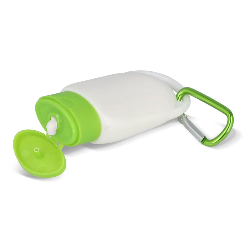 Sunscreen Lotion with carabiner SPF30 recycled material 30ml