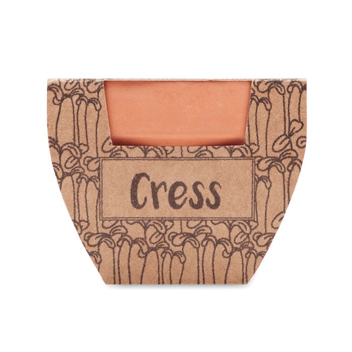 CRESS POT - Terracotta pot cress seeds